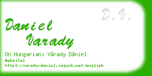 daniel varady business card